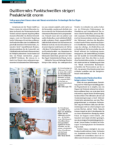 Schweissen und Schneiden Oszillierendes Punktschweißen September 2018